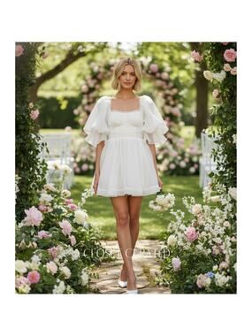 aje gazer rosette mini dress Aje Gazer Rosette Mini Dress
